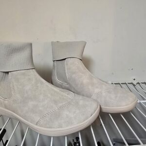 WHITIN Light Gray Ankle Boots